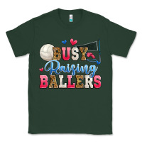 Sports Green busy raising ballers volleyball Classic Tee - Zillion Design Studio