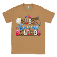 Toasted Coconut busy raising ballers volleyball Classic Tee - Zillion Design Studio