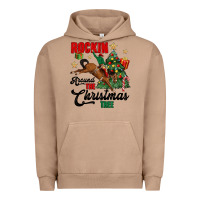 Pigment Burro rockin around the christmas tree Urban Hoodie - MaliasSmallBusiness