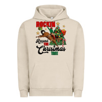 Pigment French Oak rockin around the christmas tree Urban Hoodie - MaliasSmallBusiness