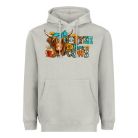 Moon Dust coffee then cows longhaired cow Heavyweight Hoodie - Jasminsmagicworld
