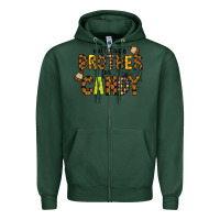 Sports Green Will Trade Brother For Candy Zipper Hoodie - CowhideDigitalArt