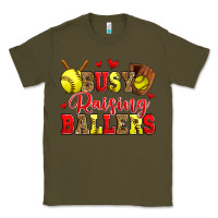 Army Green busy raising ballers softball Classic Tee - Zillion Design Studio