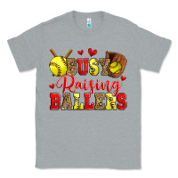 Heather Grey busy raising ballers softball Classic Tee - Zillion Design Studio