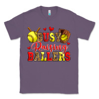 Lavender busy raising ballers softball Classic Tee - Zillion Design Studio