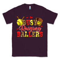 Plum busy raising ballers softball Classic Tee - Zillion Design Studio