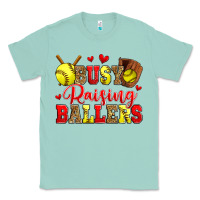 Seafoam busy raising ballers softball Classic Tee - Zillion Design Studio