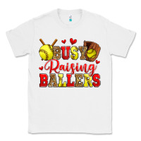 White busy raising ballers softball Classic Tee - Zillion Design Studio