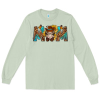Matcha mom with bull skull Long Sleeve Tee - texasbilliewilder