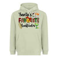 Matcha santa's favorite bartender Heavyweight Hoodie - AdoDesignShop