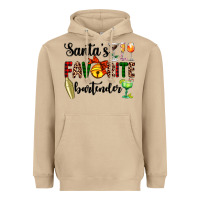 Mushroom santa's favorite bartender Heavyweight Hoodie - AdoDesignShop