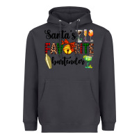 Smoke santa's favorite bartender Heavyweight Hoodie - AdoDesignShop