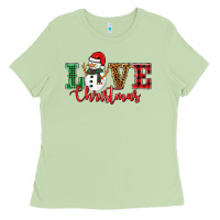 Matcha love christmas snowman Ladies Tee - BarkalooDesign