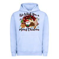Pigment Grape Ice We whisk you a Merry Christmas Urban Hoodie - NancyCooperArtShop