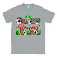 Heather Grey busy raising ballers soccer Classic Tee - Zillion Design Studio