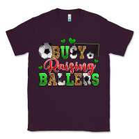 Plum busy raising ballers soccer Classic Tee - Zillion Design Studio