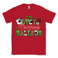 Red busy raising ballers soccer Classic Tee - Zillion Design Studio