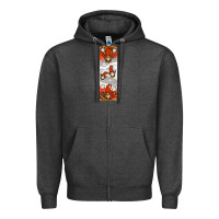 Charcoal Heather volleyball penwraps Zipper Hoodie - HRA Design Shop