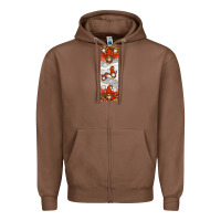 Chestnut volleyball penwraps Zipper Hoodie - HRA Design Shop