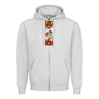Dove Grey volleyball penwraps Zipper Hoodie - HRA Design Shop