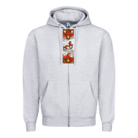 Heather Grey volleyball penwraps Zipper Hoodie - HRA Design Shop