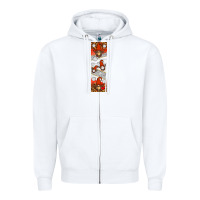 White volleyball penwraps Zipper Hoodie - HRA Design Shop