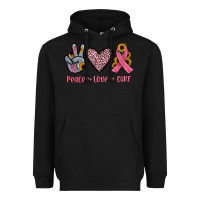 Black peace love cure Heavyweight Hoodie - JahusDesignShop