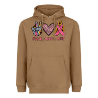 Toasted Coconut peace love cure Heavyweight Hoodie - JahusDesignShop