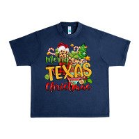 Navy merry texas christmas Urban Heavy Tee - Zillion Design Studio