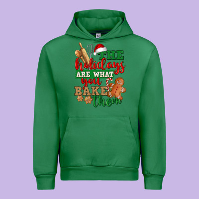 The Holidays Are What You Bake Them Urban Hoodie Designed By Nancycooperartshop