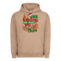 Pigment Burro The holidays are what you bake them Urban Hoodie - NancyCooperArtShop