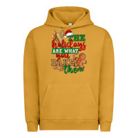 Pigment Peanut Butter The holidays are what you bake them Urban Hoodie - NancyCooperArtShop