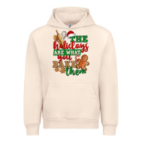 Sandshell The holidays are what you bake them Urban Hoodie - NancyCooperArtShop