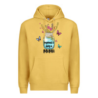 Antique Gold mama preview costom name Premium Hoodie - MaliasSmallBusiness