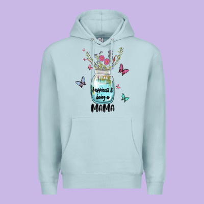 Mama Preview Costom Name Premium Hoodie Designed By Maliassmallbusiness