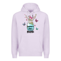 Lilac mama preview costom name Premium Hoodie - MaliasSmallBusiness