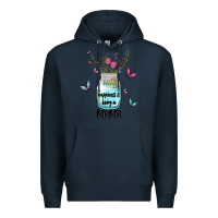 Navy mama preview costom name Premium Hoodie - MaliasSmallBusiness