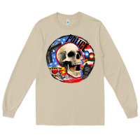 Mushroom police skull and police equipment Long Sleeve Tee - AdoDesignShop