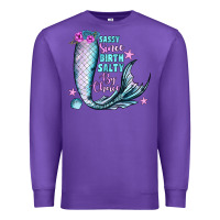 Purple sassy since birth salty by choice Premium Sweatshirt - JahusDesignShop