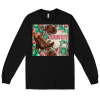 Black country girl Long Sleeve Tee - Zillion Design Studio