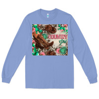 Colony Blue country girl Long Sleeve Tee - Zillion Design Studio