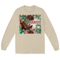 Mushroom country girl Long Sleeve Tee - Zillion Design Studio