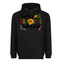 Black santa's favorite  hair stylist Heavyweight Hoodie - AdoDesignShop