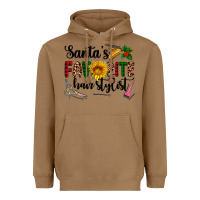Toasted Coconut santa's favorite  hair stylist Heavyweight Hoodie - AdoDesignShop