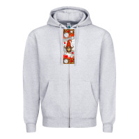 Heather Grey volleyball penwraps Zipper Hoodie - HRA Design Shop