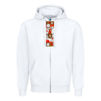 White volleyball penwraps Zipper Hoodie - HRA Design Shop