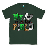 Sports Green my heart is on that field soccer Classic Tee - Zillion Design Studio