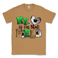 Toasted Coconut my heart is on that field soccer Classic Tee - Zillion Design Studio