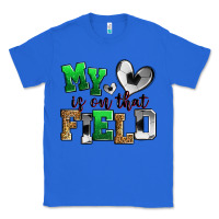 True Royal my heart is on that field soccer Classic Tee - Zillion Design Studio