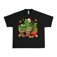 Black Christmas cactus Urban Heavy Tee - Zillion Design Studio
